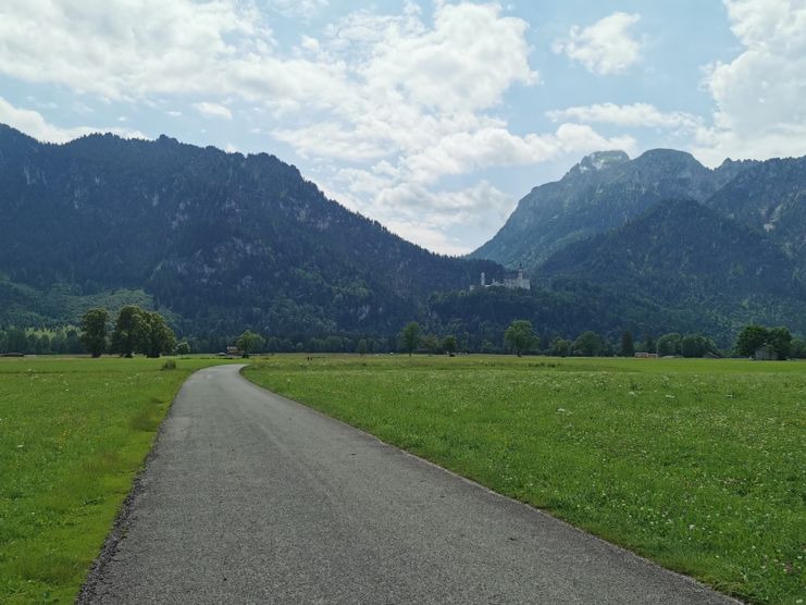 Weg in Richtung Hohenschwangau