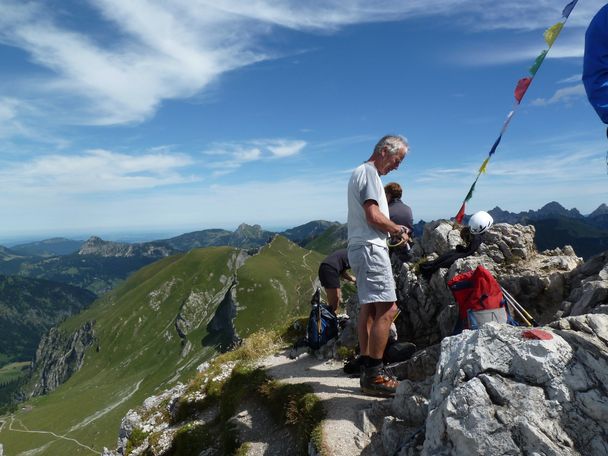 Am Gipfel der Lachenspitze