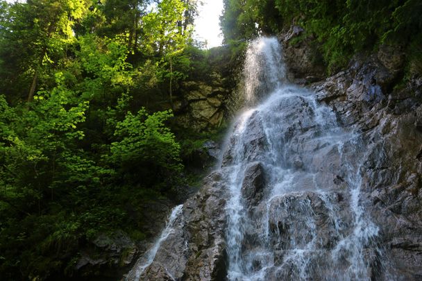 Wasserfall in der Höllschlucht