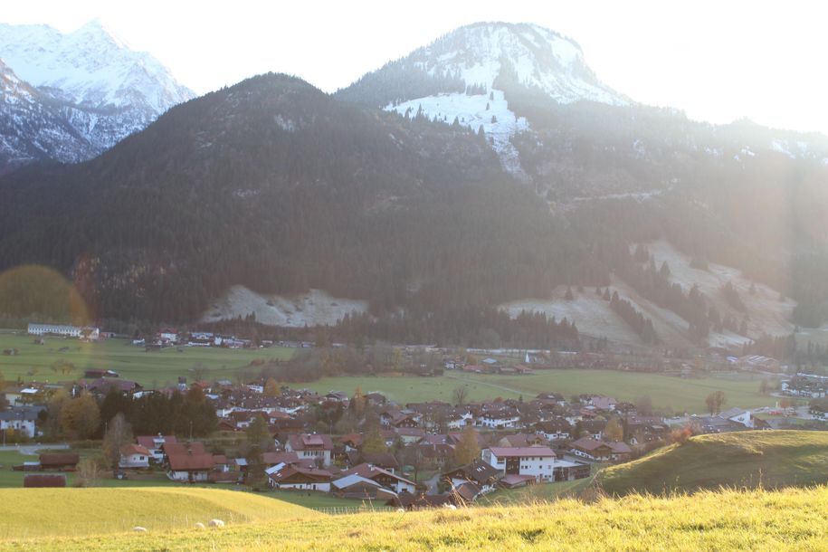 Blick auf Bad Hindelang