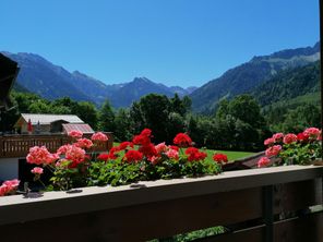 Blick vom Balkon