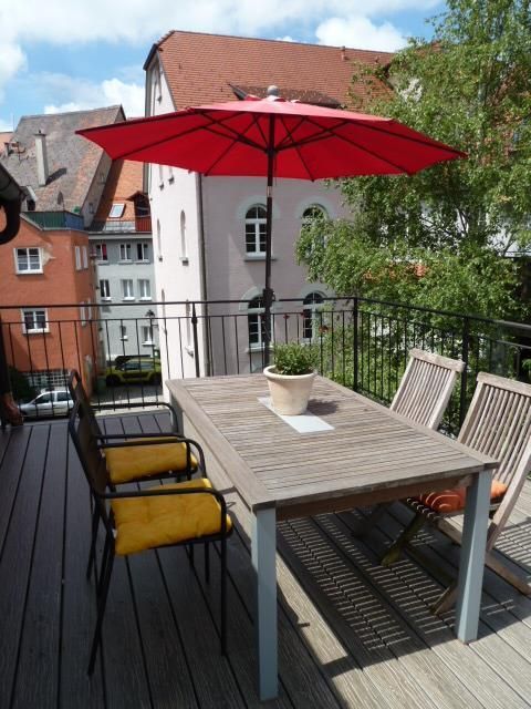 Sonnige Dachterrasse