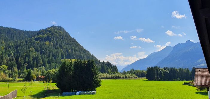 Aussicht Nord zur Zugspitze