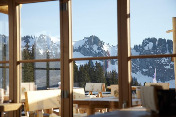 Blick auf die Berge