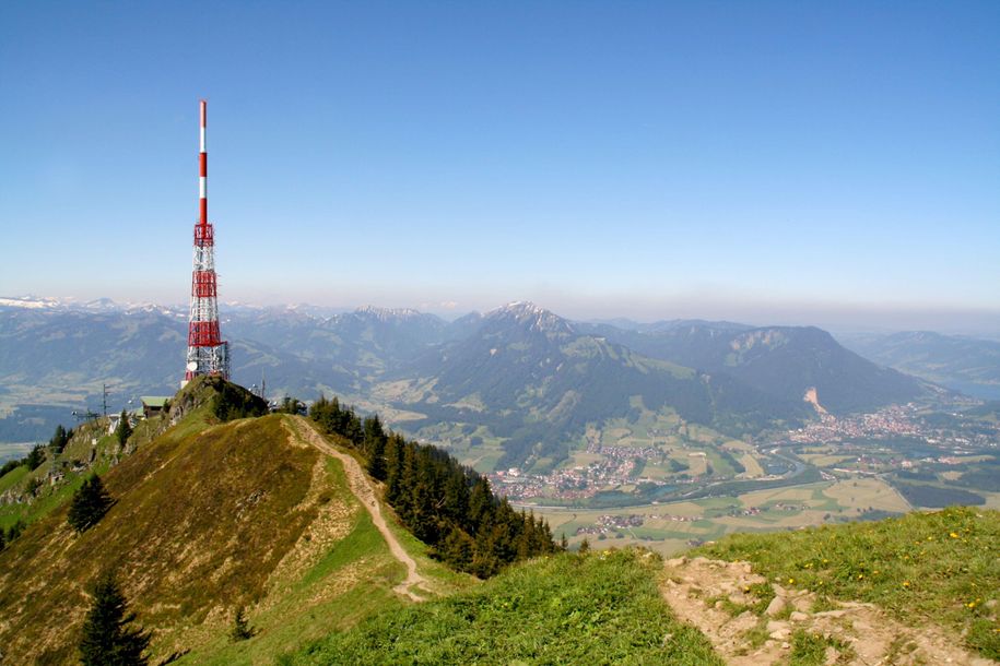 Der Gipfel - vom Hausberg Grünten