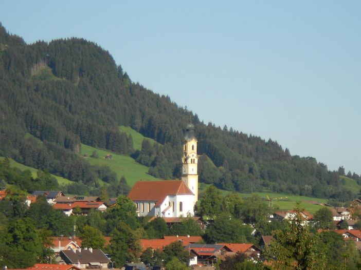 Blick aus dem Dachzimmer