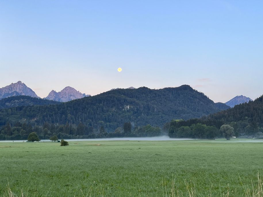 Landschaft am Morgen