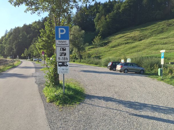 Parkplatz Froschweiher am Alpsee