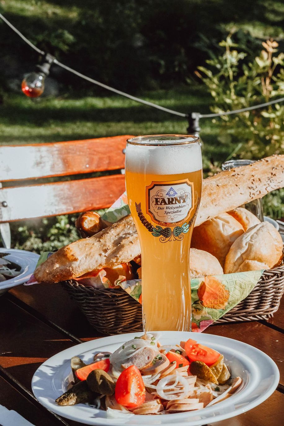 Vesper im Biergarten