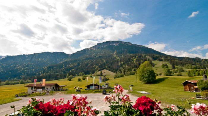 Blick vom Balkon