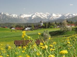 Blick vom Balkon