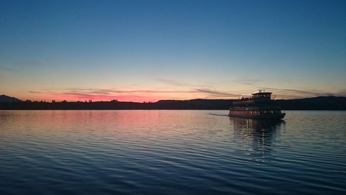 Sonnenuntergang Forggensee