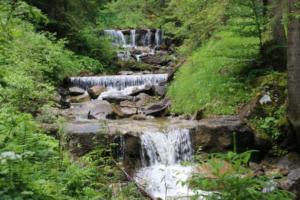 Bergbach durch die Höllschlucht