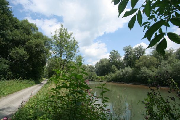 Iller-Radweg zwischen Waltenhofen und Martinszell