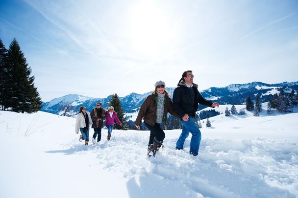 Winterwandern auf dem Hochplateau des Imbergs