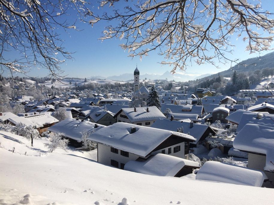 Blick über Nesselwang