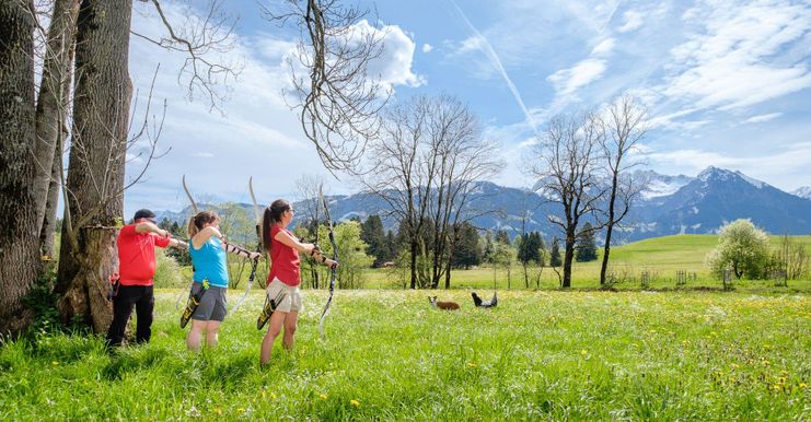 3D Erlebnis Bogenparcours im Tal in Bolsterlang