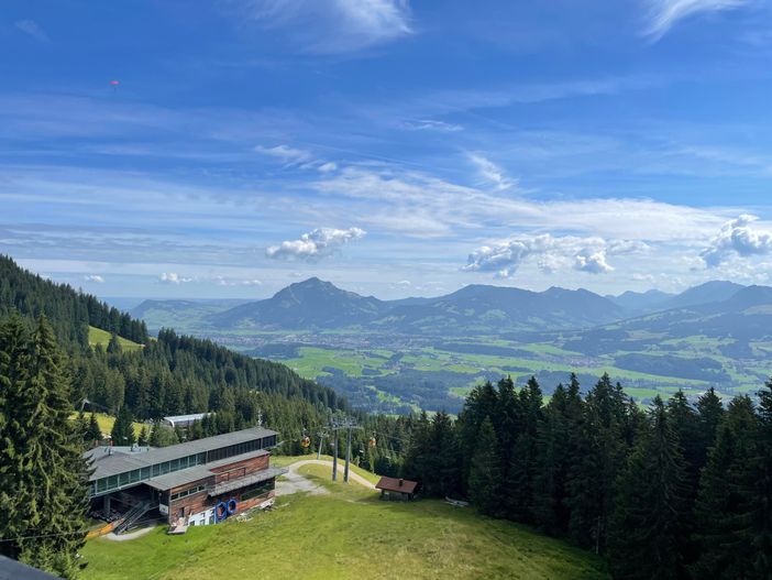 Hörnerhaus im Wandergebiet der Hörnerbahn