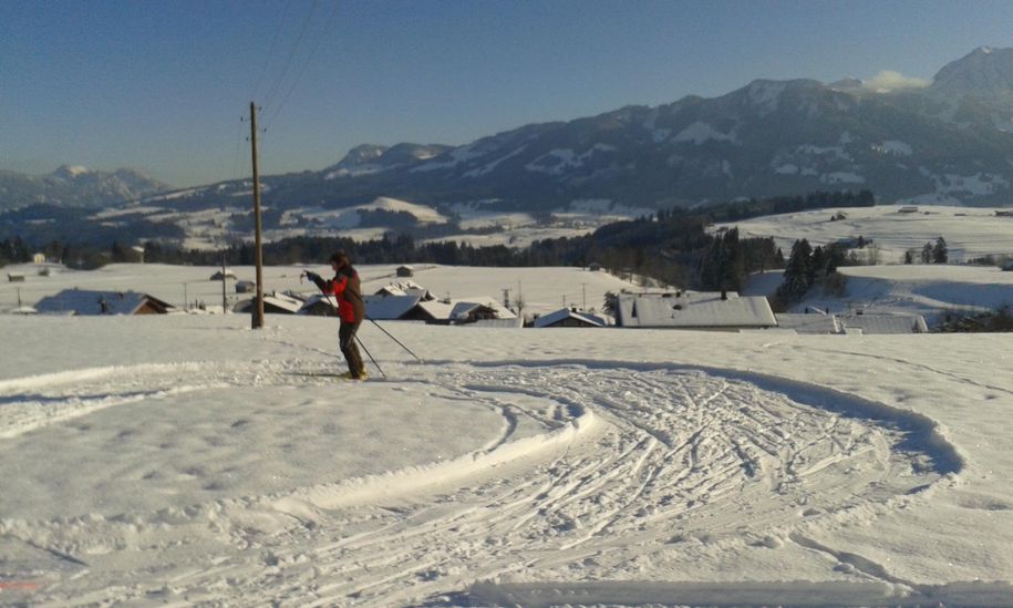 Langlaufen vor der Haustüre