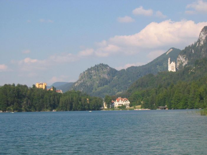 Alpsee mit den Schlössern