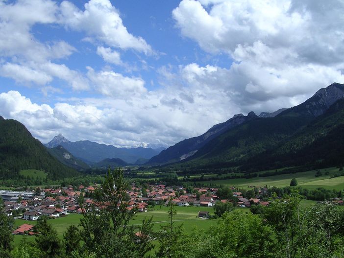 Blick auf das Pfrontener Tal