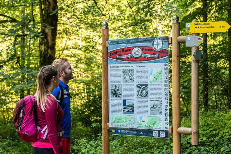 Das Erbe der Wetzsteinmacher - Teilstrecke Schwangau- Gipsmühle