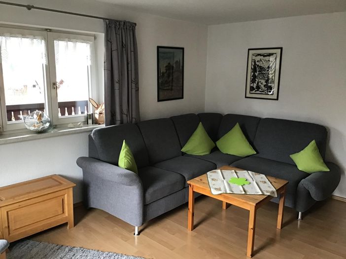 Wohnzimmer Ferienwohnung Leni 1