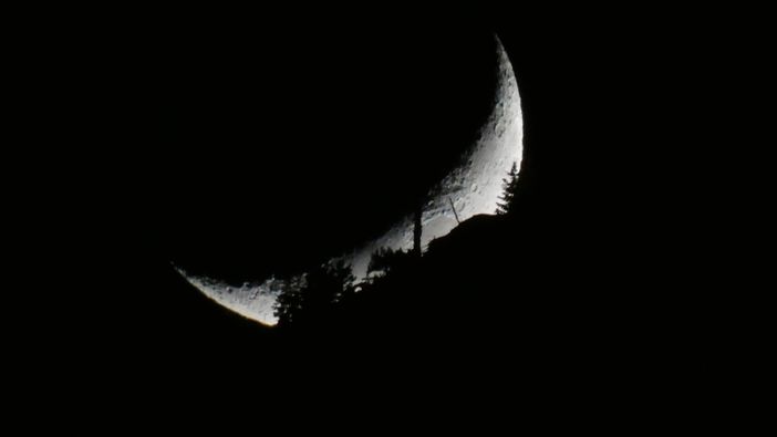 Monduntergang am Kienberg, 06.01.22