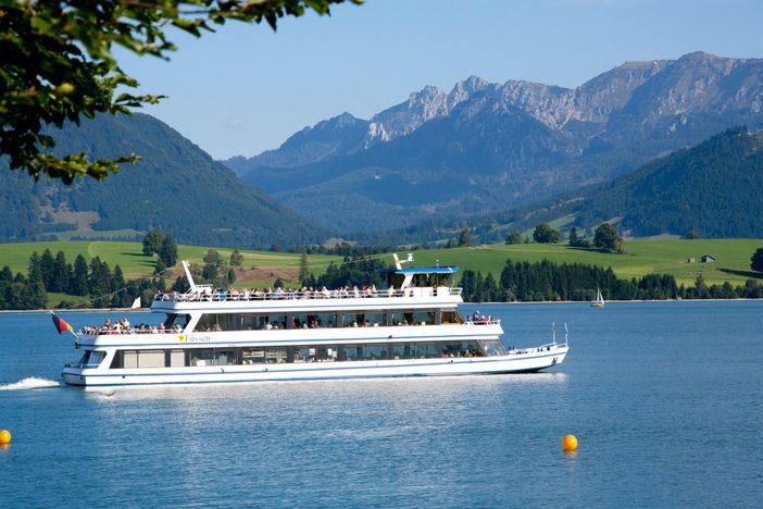 Ausflug Schifffahrt auf dem Forggensee