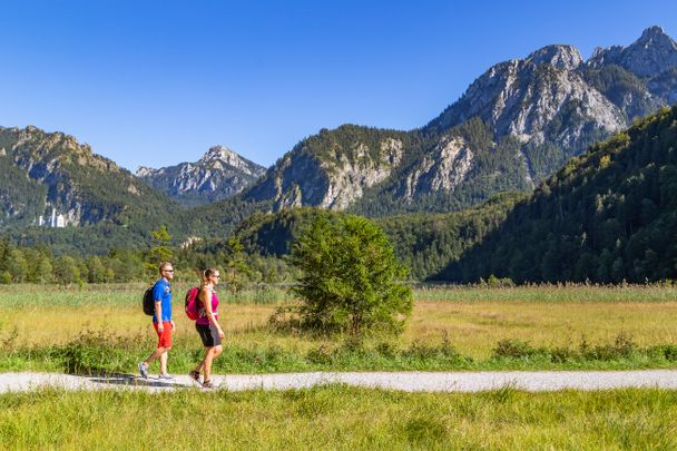 Heilklimawanderung: Alpsee und Schwansee