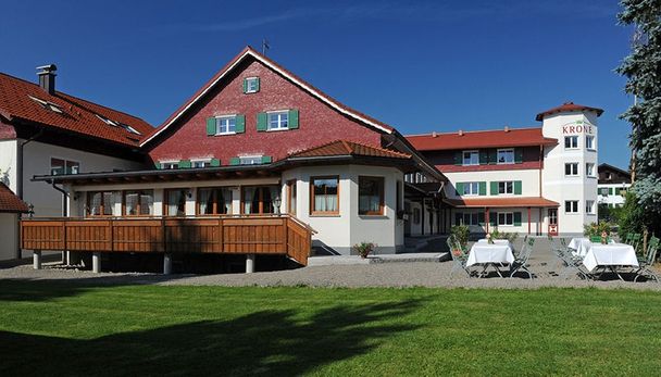Naturlandhaus Krone mit Terrasse und Biergarten