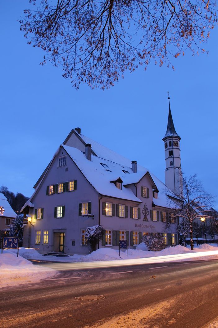 Hotel im Winter