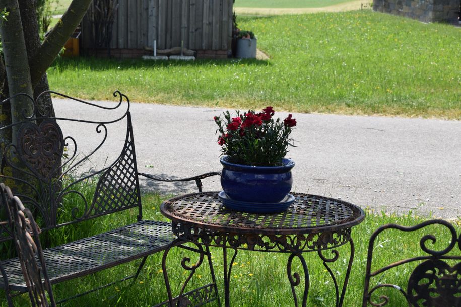 Sitzgruppe im Garten