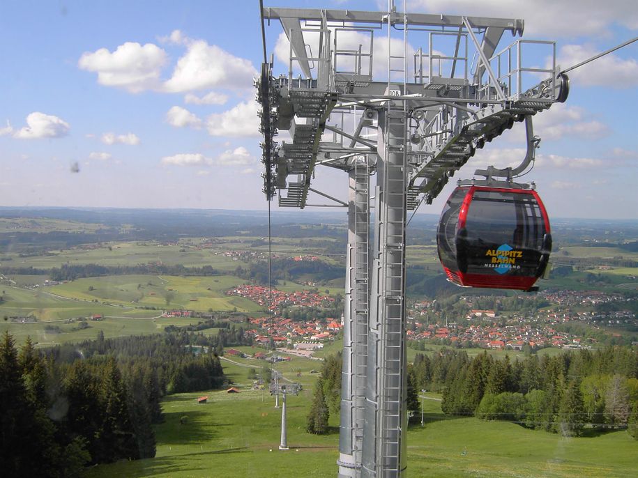 Alpspitzbahn im Sommer