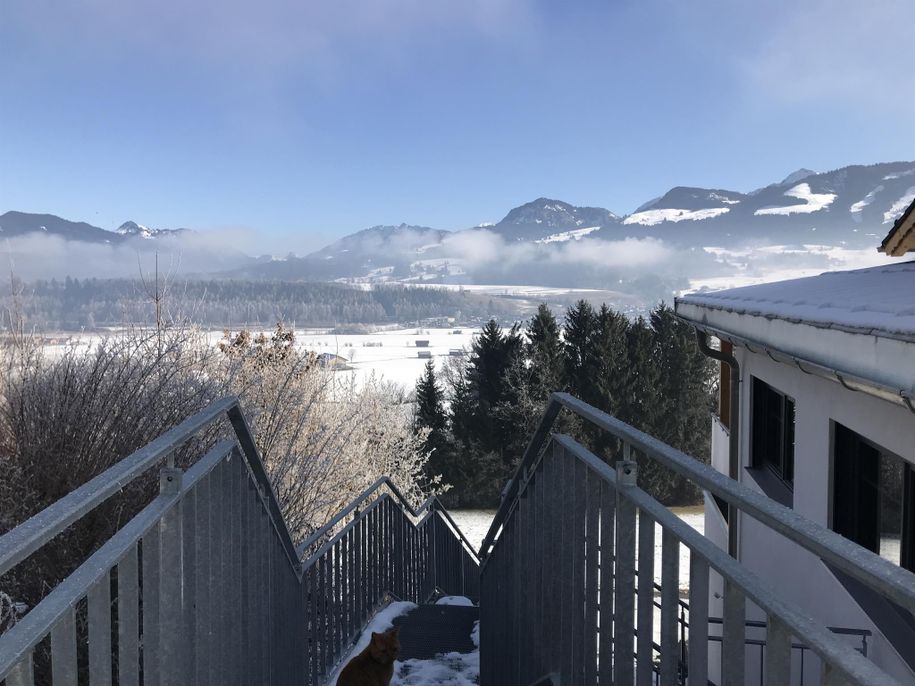 Treppenaufgang zur Wohnung