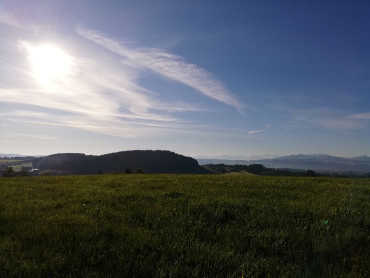 Blick von Wagenbühl auf den Mariaberg