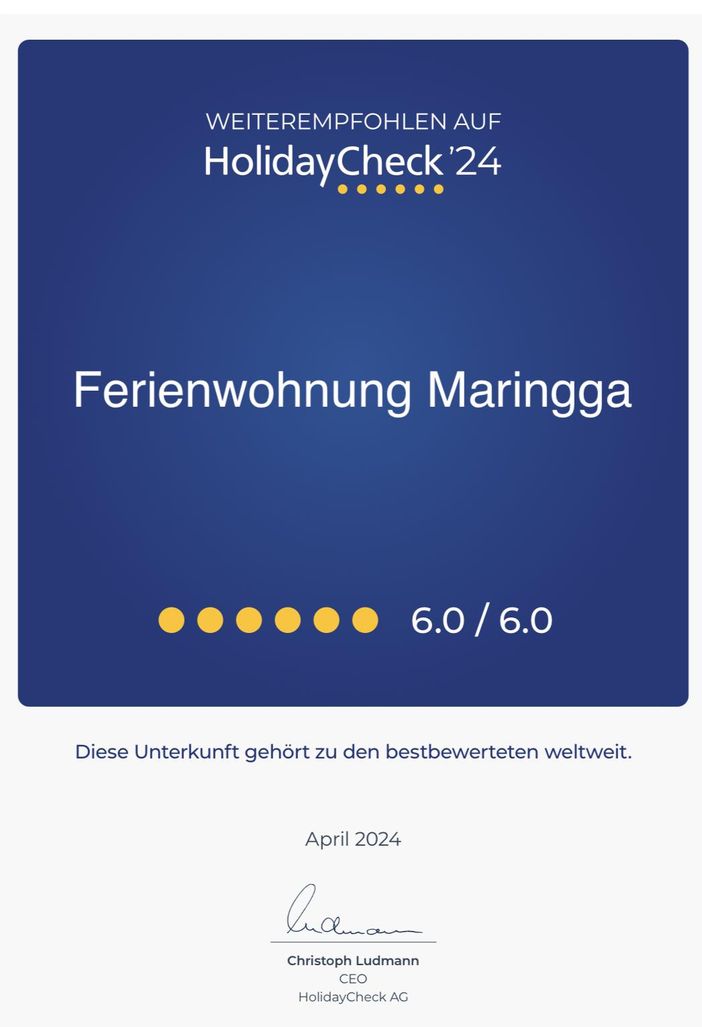 Auszeichnung Holiday Check ?