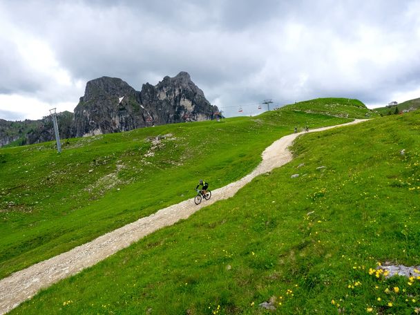 Mountainbiker beim Pfrontener MTB-Marathon