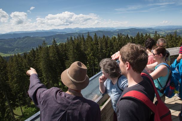 Blick vom Schwarzen Grat Richtung Südwesten