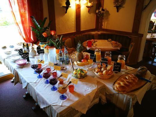 Frühstücksbuffet Pension Kess