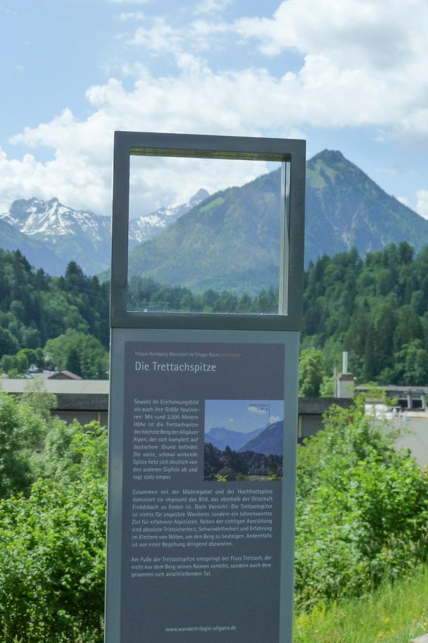 Schaupunkt Katharinenruh am Trilogie-Rundgang Oberstdorf