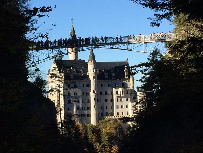 Schloß Neuschwanstein Rückansicht