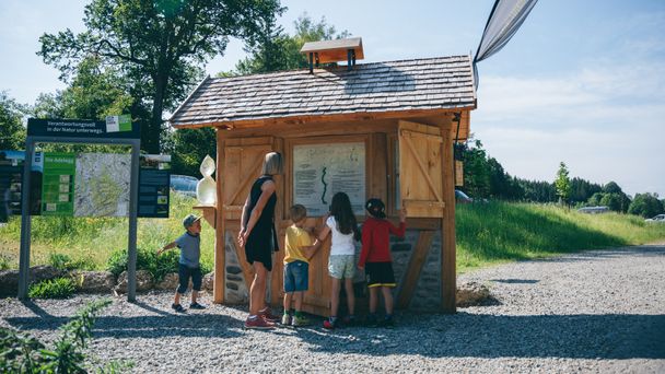 Startpunkt Glasiusweg in Schmidsfelden