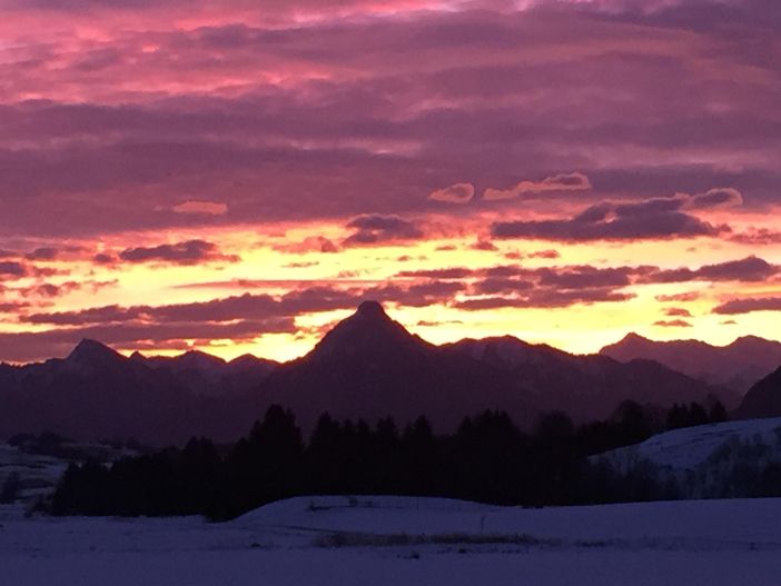 traumhafte Morgendämmerung