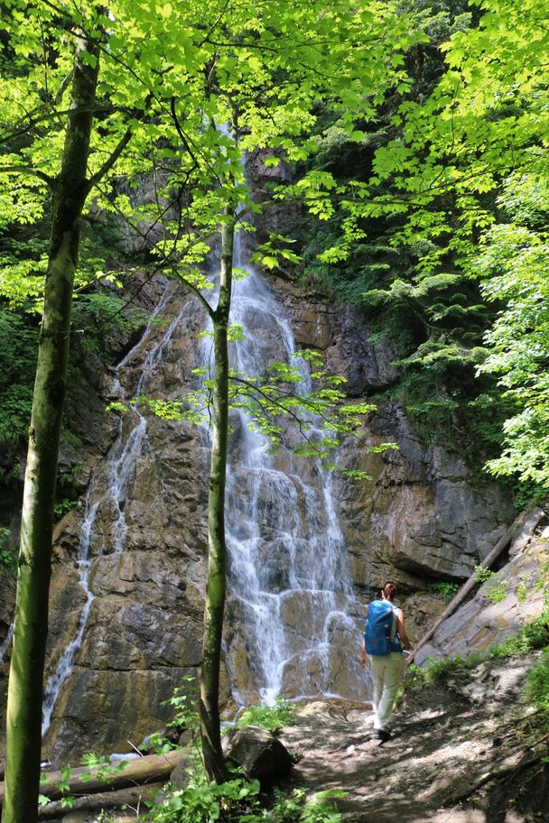 Wasserfall in der Höllschlucht