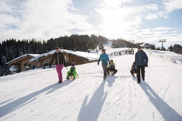 Rodeln im Skigebiet Ofterschwang