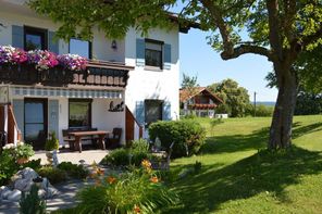 Terrasse Ferienwohnung Geiselstein