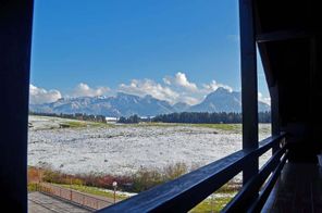 Balkon-Bergblick