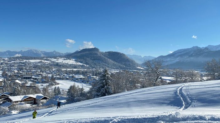 Blick auf Pfronten von den Sonnenliften