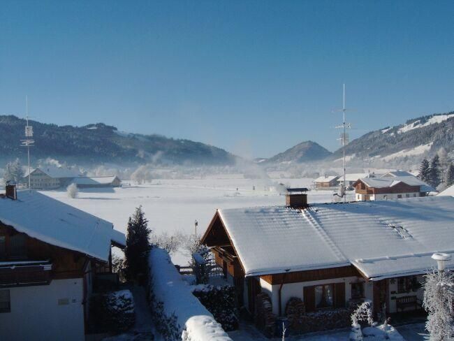 Ihr Ausblick von unseren Wohnungen im Winter